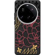 Чорний чохол BoxFace Xiaomi 15 Ultra FranceFlowers