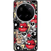 Чорний чохол BoxFace Xiaomi 15 Ultra Rock Graffiti