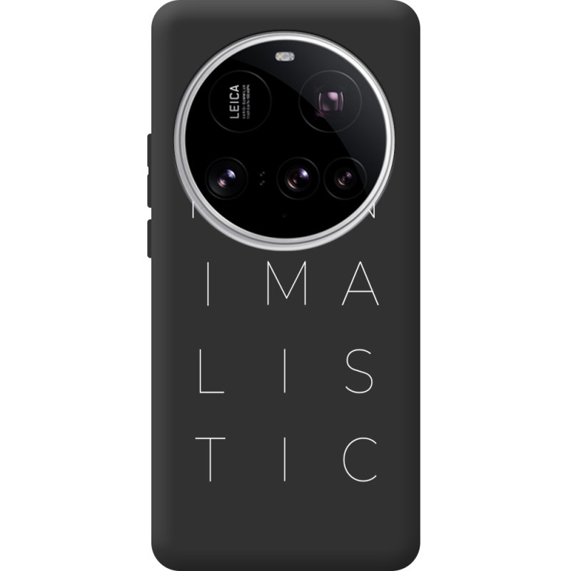 Чорний чохол BoxFace Xiaomi 15 Ultra Minimalistic