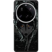 Чорний чохол BoxFace Xiaomi 15 Ultra Wolf