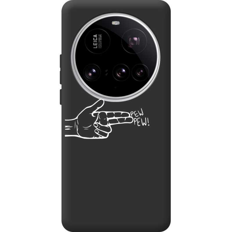 Чорний чохол BoxFace Xiaomi 15 Ultra Pew Pew