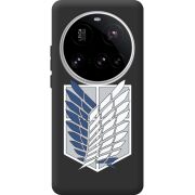 Чорний чохол BoxFace Xiaomi 15 Ultra Атака Титанов Крылья Свободы