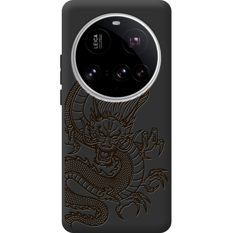 Чорний чохол BoxFace Xiaomi 15 Ultra Chinese Dragon