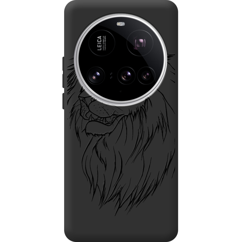 Чорний чохол BoxFace Xiaomi 15 Ultra Lion