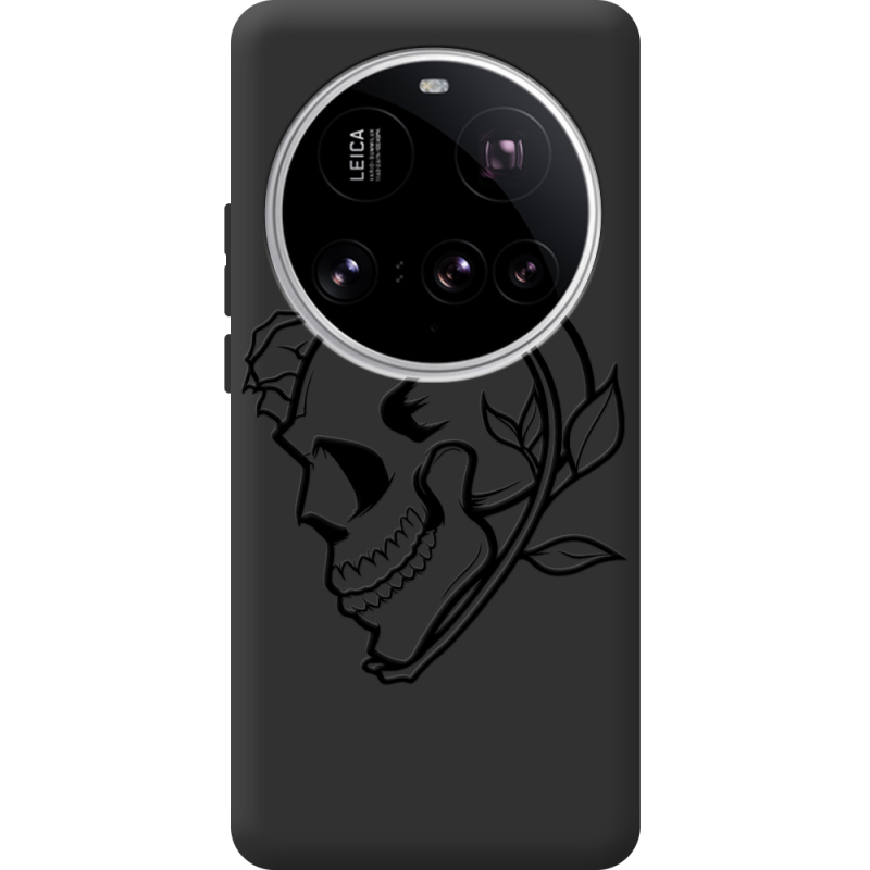 Чорний чохол BoxFace Xiaomi 15 Ultra Skull and Roses