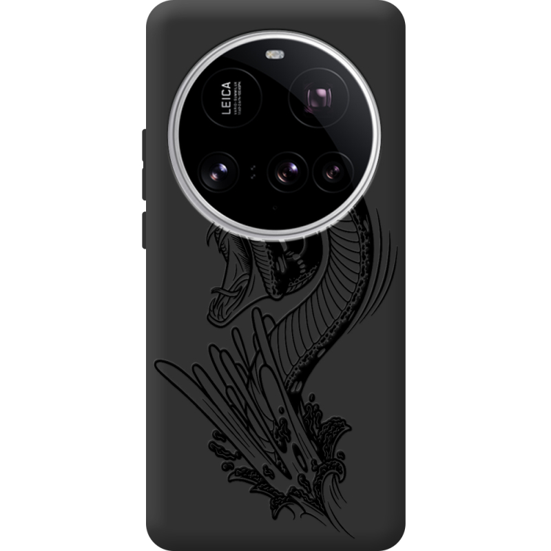 Чорний чохол BoxFace Xiaomi 15 Ultra Snake