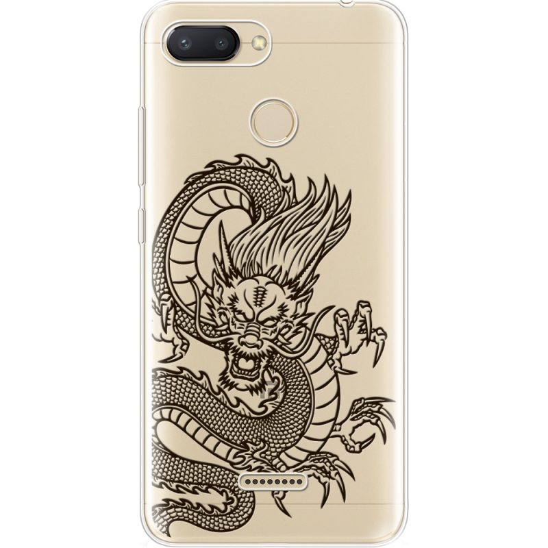 Прозрачный чехол Uprint Xiaomi Redmi 6 Chinese Dragon