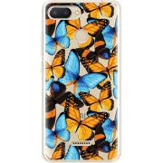 Прозрачный чехол Uprint Xiaomi Redmi 6 Butterfly Morpho