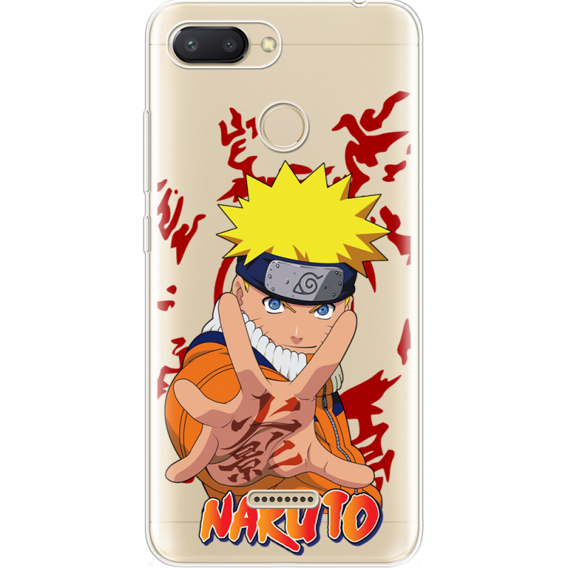 Прозрачный чехол Uprint Xiaomi Redmi 6 Naruto