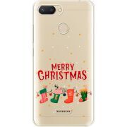 Прозрачный чехол Uprint Xiaomi Redmi 6 Merry Christmas