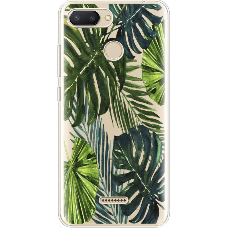 Прозрачный чехол Uprint Xiaomi Redmi 6 Palm Tree