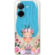 Прозорий чохол BoxFace Xiaomi Redmi A5 Blue Hair