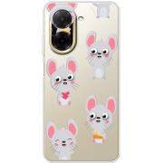 Прозорий чохол BoxFace Xiaomi Redmi A5 с 3D-глазками Mouse
