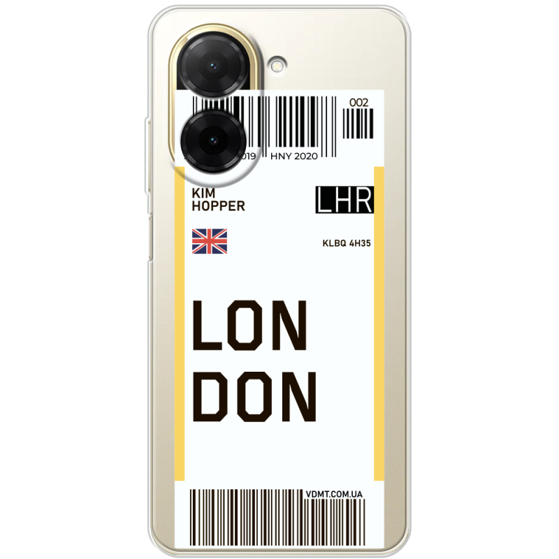 Прозорий чохол BoxFace Xiaomi Redmi A5 Ticket London