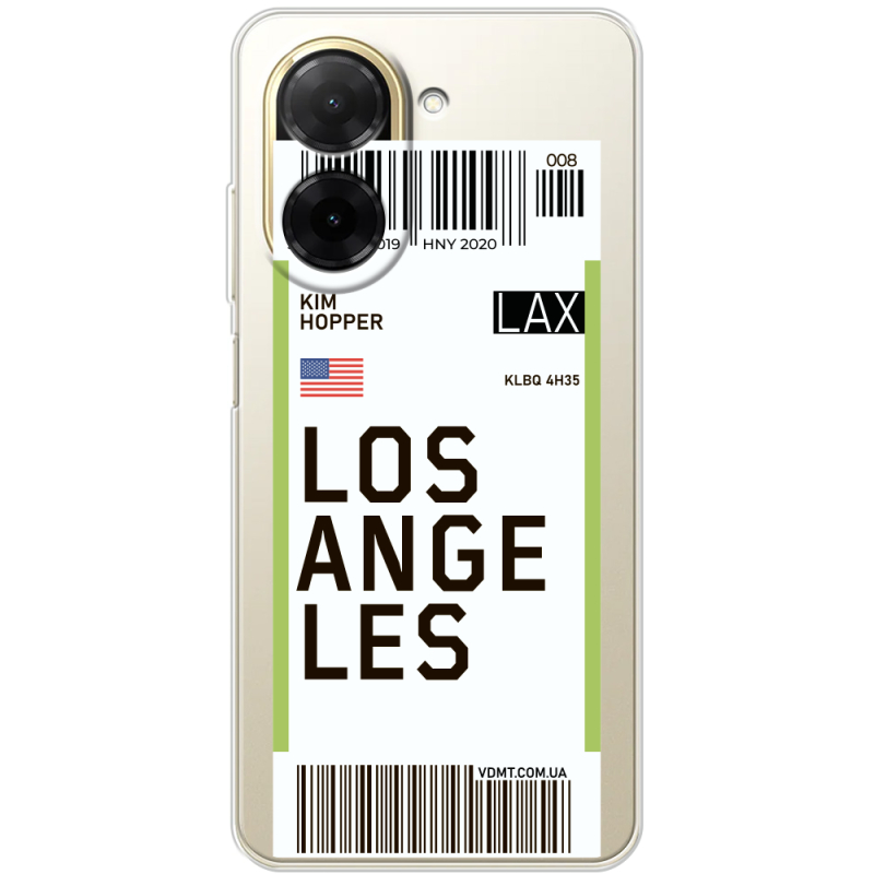 Прозорий чохол BoxFace Xiaomi Redmi A5 Ticket Los Angeles