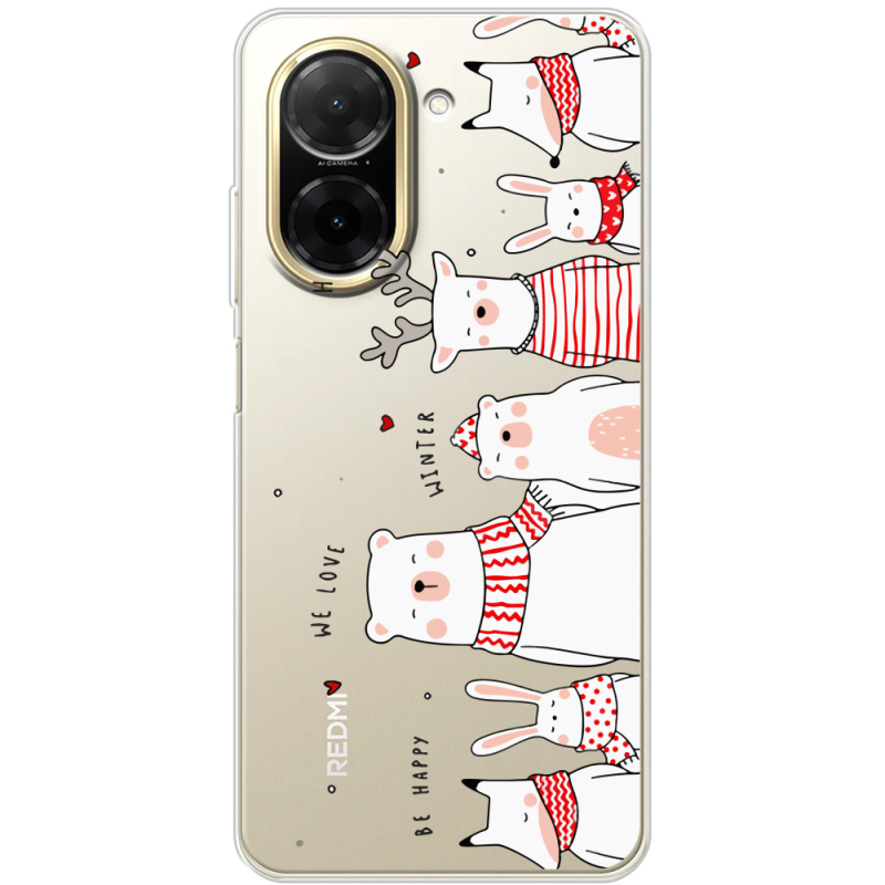 Прозорий чохол BoxFace Xiaomi Redmi A5 The Friendly Beasts