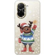 Прозорий чохол BoxFace Xiaomi Redmi A5 Christmas Deer with Snow