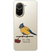 Прозорий чохол BoxFace Xiaomi Redmi A5 Синиця і калина