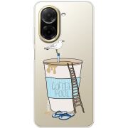 Прозорий чохол BoxFace Xiaomi Redmi A5 Segull in Cofee Pool