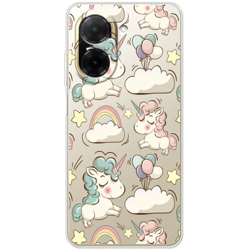Прозорий чохол BoxFace Xiaomi Redmi A5 Unicorns