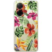 Прозорий чохол BoxFace Xiaomi Redmi A5 Tropical Flowers
