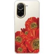 Прозорий чохол BoxFace Xiaomi Redmi A5 Red Poppies