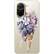 Чохол зі стразами Xiaomi Redmi A5 Ice Cream Flowers