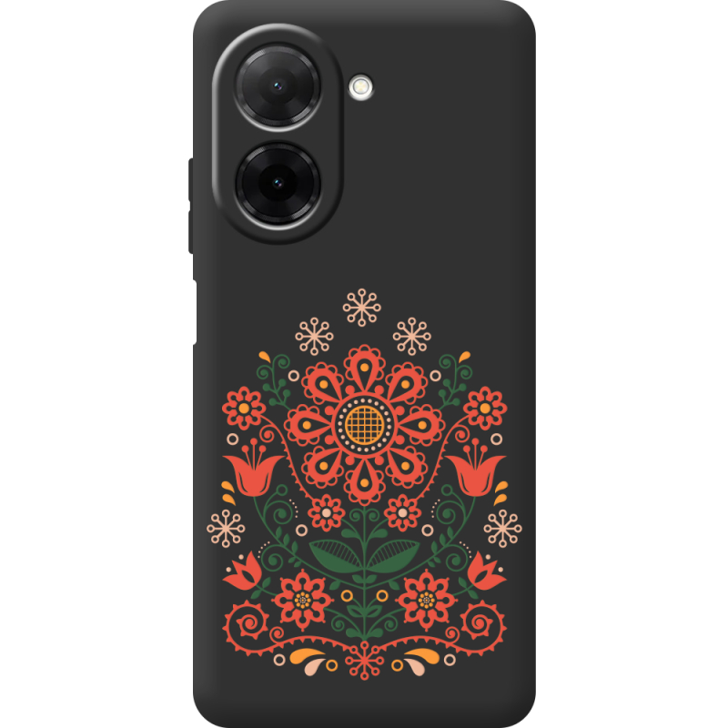 Чорний чохол BoxFace Xiaomi Redmi A5 Ukrainian Ornament