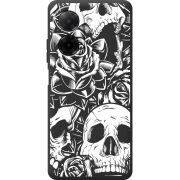 Чорний чохол BoxFace Xiaomi Redmi A5 Skull and Roses