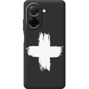 Чорний чохол BoxFace Xiaomi Redmi A5 Білий хрест ЗСУ