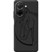 Чорний чохол BoxFace Xiaomi Redmi A5 Horse