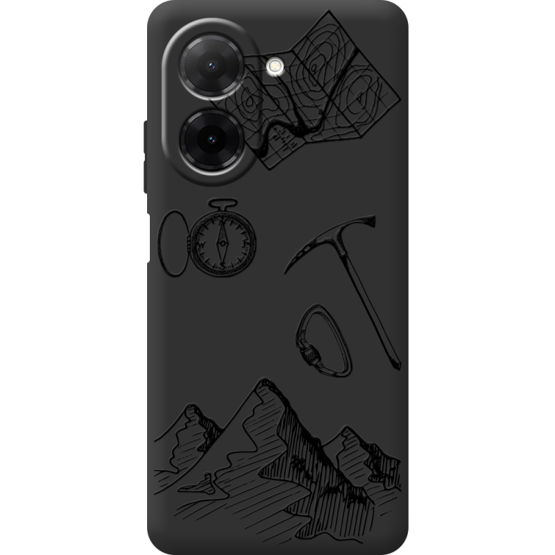 Чорний чохол BoxFace Xiaomi Redmi A5 Mountains
