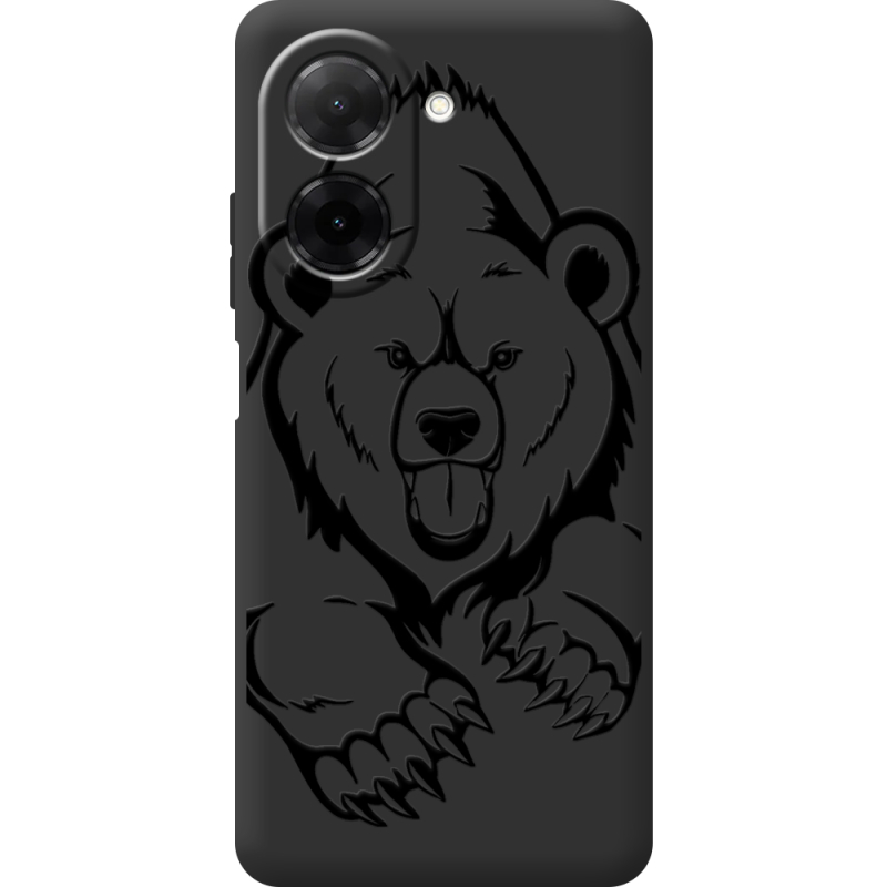Чорний чохол BoxFace Xiaomi Redmi A5 Grizzly Bear