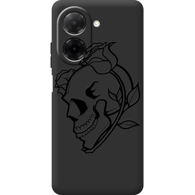 Чорний чохол BoxFace Xiaomi Redmi A5 Skull and Roses