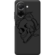 Чорний чохол BoxFace Xiaomi Redmi A5 Skull and Roses