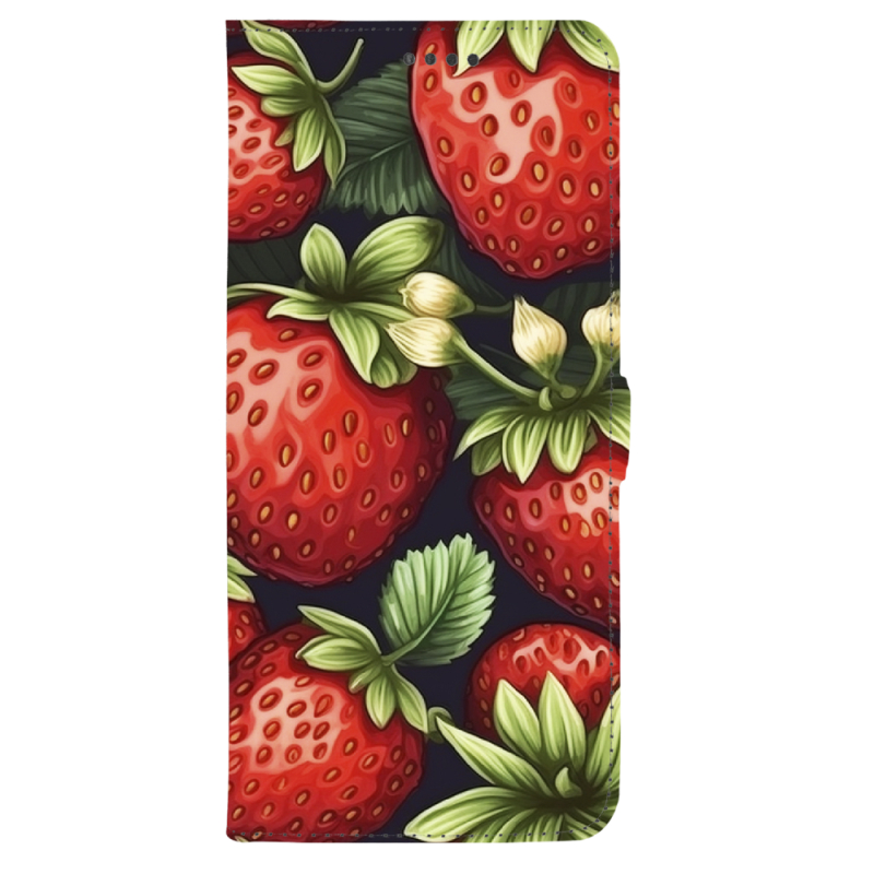 Чохол-книжка Stanford Side Magnet для Realme C61 Strawberries