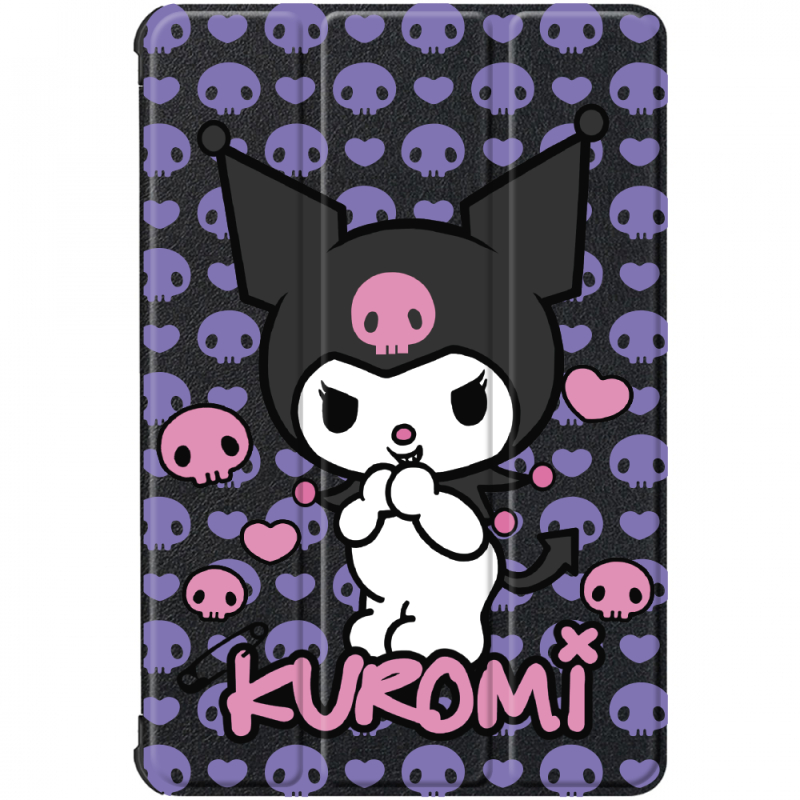 Чохол для Samsung Galaxy Tab S10 FE Kuromi Purple Skull