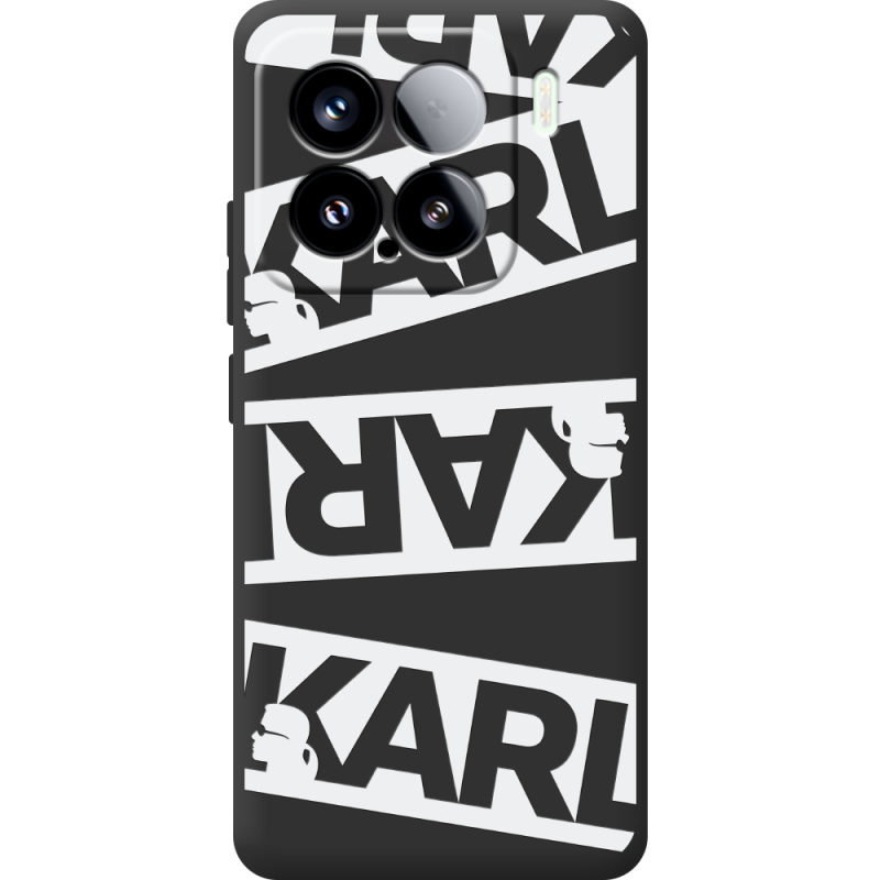 Чорний чохол BoxFace Xiaomi 15 White Karl