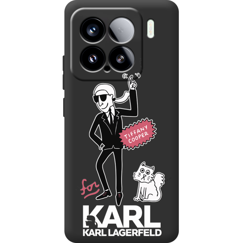Чорний чохол BoxFace Xiaomi 15 For Karl