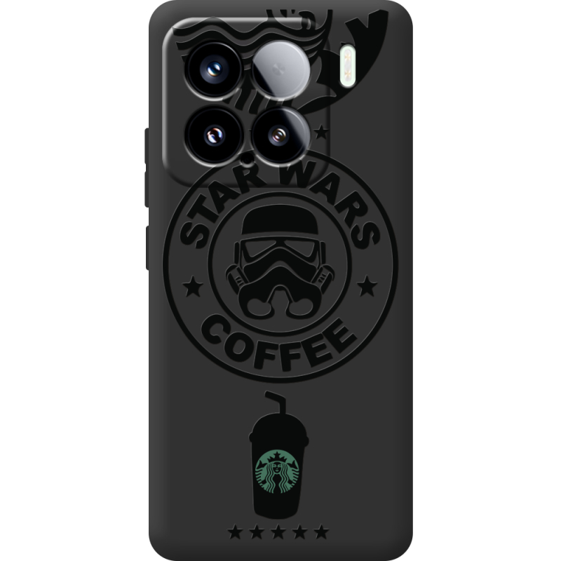 Чорний чохол BoxFace Xiaomi 15 Dark Coffee