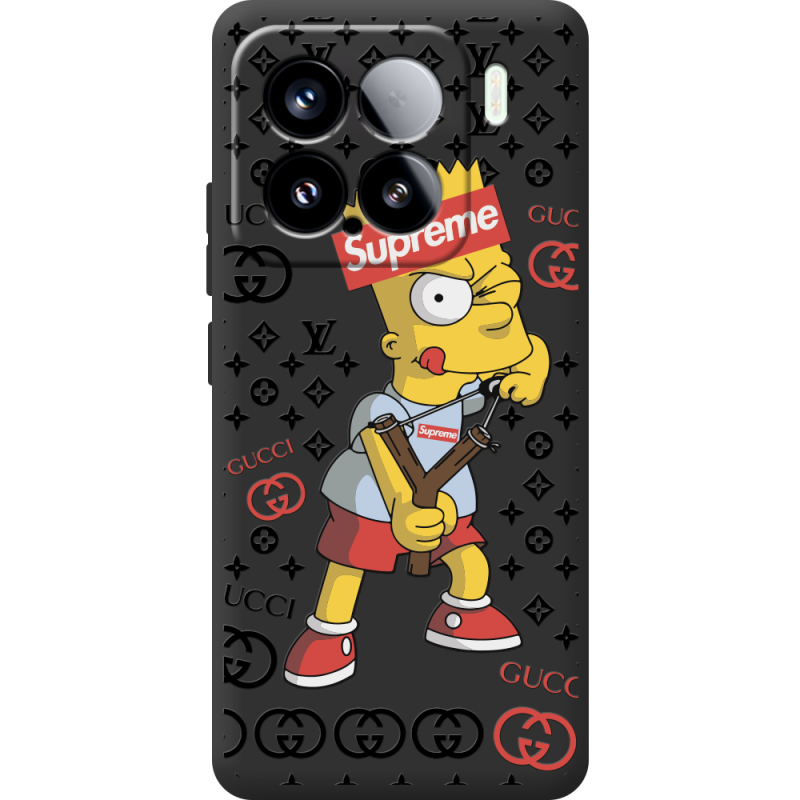 Чорний чохол BoxFace Xiaomi 15 Yellow Fun