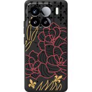 Чорний чохол BoxFace Xiaomi 15 FranceFlowers