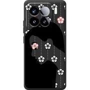 Чорний чохол BoxFace Xiaomi 15 Flower Hair