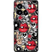 Чорний чохол BoxFace Xiaomi 15 Rock Graffiti