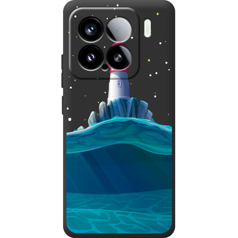 Чорний чохол BoxFace Xiaomi 15 Lighthouse