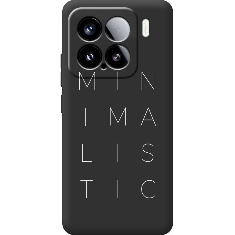 Чорний чохол BoxFace Xiaomi 15 Minimalistic