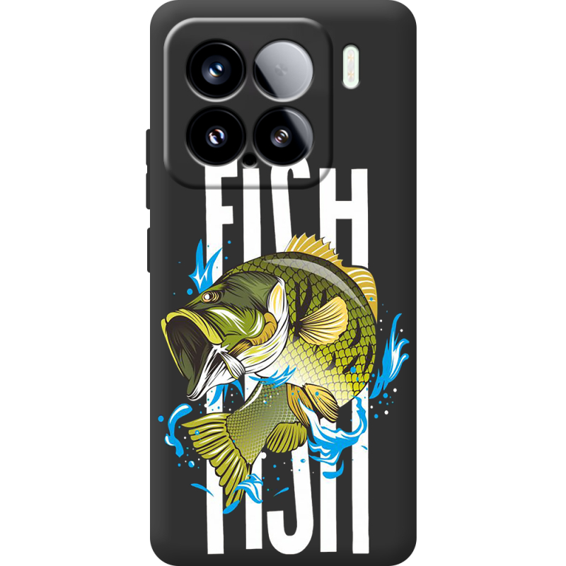 Чорний чохол BoxFace Xiaomi 15 Fish