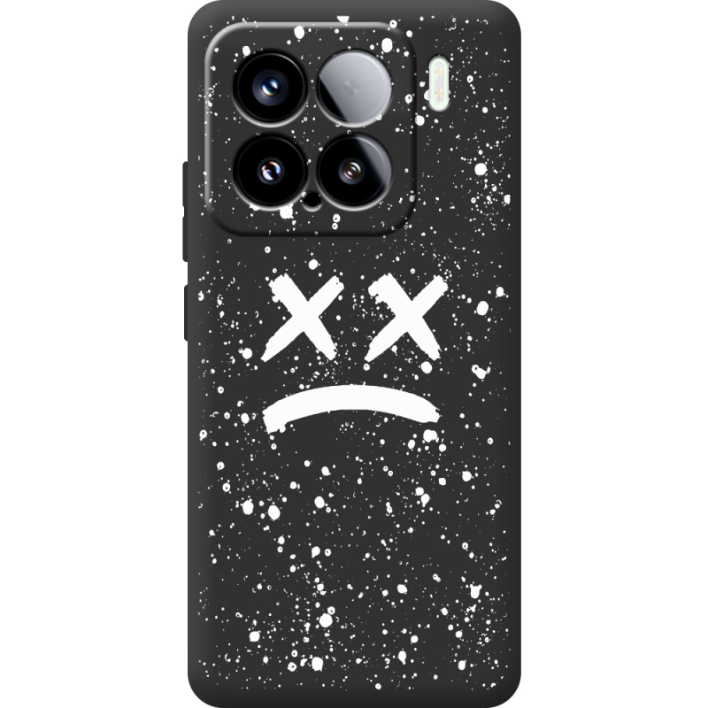 Чорний чохол BoxFace Xiaomi 15 Sad Way