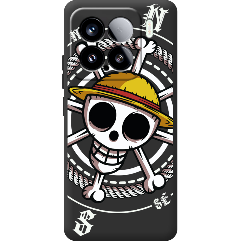 Чорний чохол BoxFace Xiaomi 15 One Piece Компас