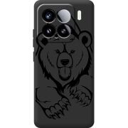Чорний чохол BoxFace Xiaomi 15 Grizzly Bear